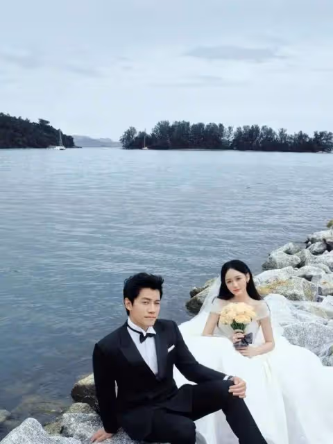 陳喬恩與小9歲艾倫大婚！她嘆息曾戲裡穿了200次婚紗