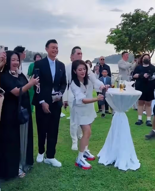 安以軒低調現身陳喬恩婚禮!4歲女兒疑擔任婚禮花童