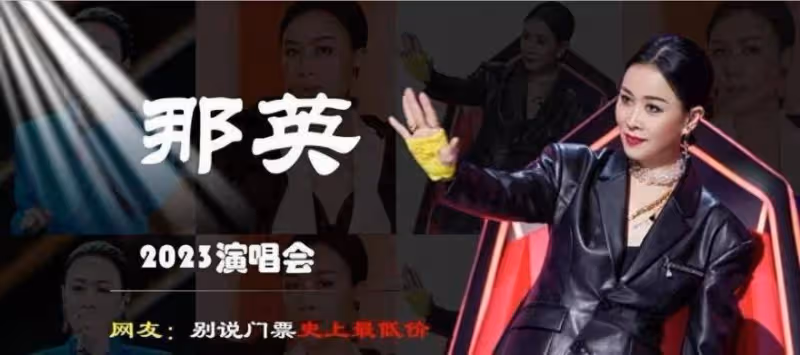 跌落神壇!200張8折門票,10天還沒賣完,那英演唱會要大賠