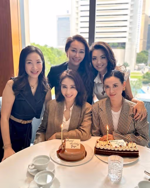 李嘉欣為黎姿慶生!久違合體破不和傳聞,攜百億名媛嗨唱生日歌