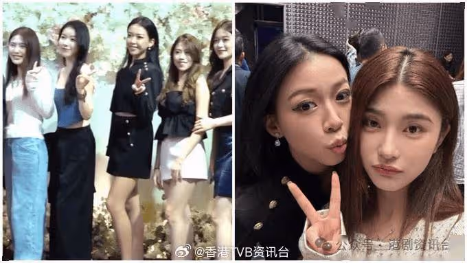 TVB港姐不和事件後終同場!零交流合照隔成個身位