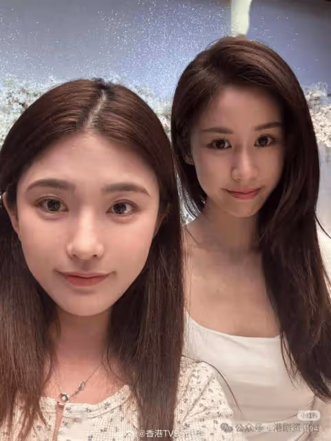 TVB港姐不和事件後終同場!零交流合照隔成個身位