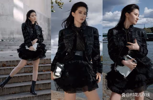 劉亦菲LV大秀梳油頭造型老氣,這關鍵待遇慘輸BLACKPINK Lisa