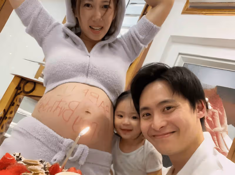 恭喜!40歲香港人氣女星曬照宣布懷孕,靠求神拜佛第二次造人成功