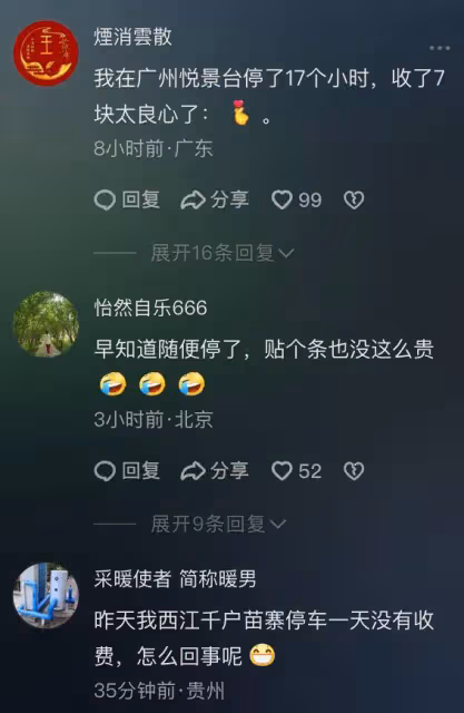 荒唐!南京景區停車場7小時收費217元,遊客吐槽後,警察說管不了