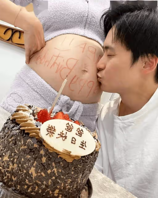 恭喜!香港女子組合成員宣布再做媽媽!曾為生子求生拜佛兩年!老公激動親肚皮