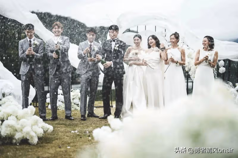 劉雨辰曬王懿律婚禮照,見證幸福無比開心 與黃雅瓊手牽手合照好甜