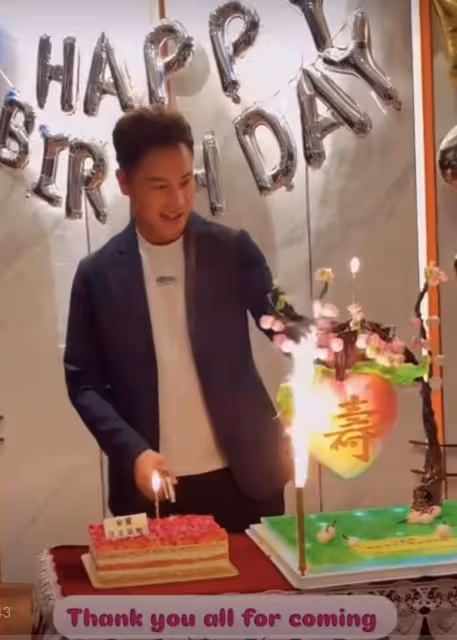TVB視帝郭晉安喜迎60大壽!生日派對星光熠熠,壽桃蛋糕頗搶鏡