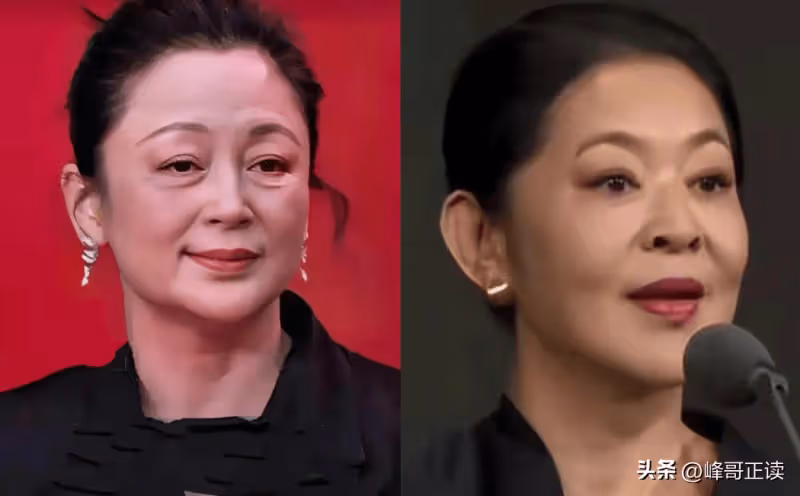 55歲的陳紅老成七十多歲了，網友辣評：終於活成了倪萍的樣子