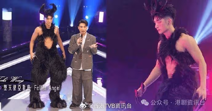 剪裁魔法師｜Aska天使野獸混合體 曬結實胸腹肌麒麟臂