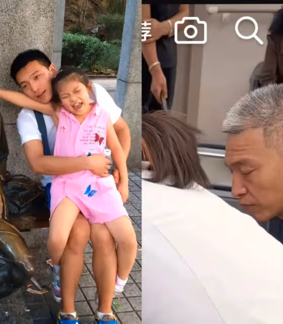 魏羽馨媽媽二胎產子,意外曝光魏羽馨爸爸畫面,頭髮全白成老頭