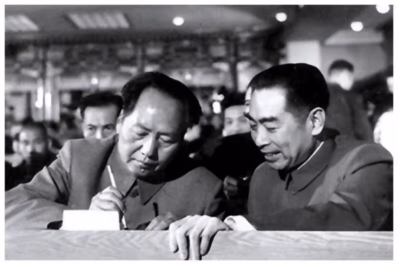 1961年,毛主席和周總理大吵一架,主席一句話讓總理啞口無言