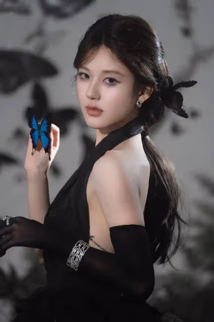 趙露思穿黑色露背短裙超魅惑!膚白貌美大長腿性感妖艷