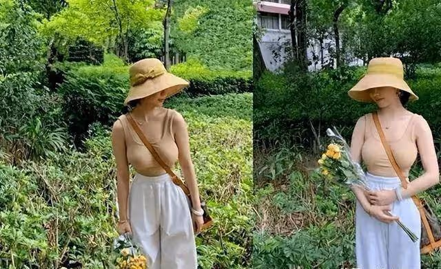 18歲黃多多度假照引爭議,網友紛紛評論:這身材熟透」了!