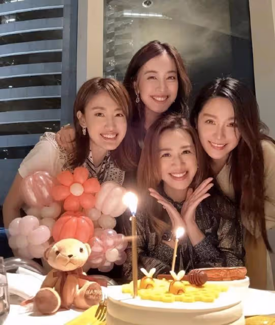 TVB知名姐妹團合體為成員慶生!幾位人妻越來越美,壽星搶鏡