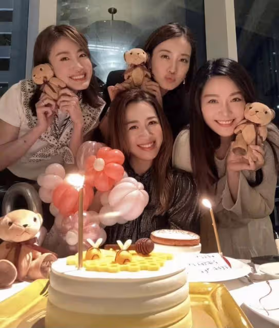 TVB知名姐妹團合體為成員慶生!幾位人妻越來越美,壽星搶鏡