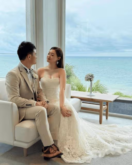 TVB花旦主播妹妹日本辦婚禮!大曬姐妹花性感照!激動:姐姐祝你幸福