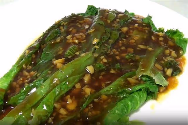生菜最好吃的做法,一道蚝油生菜,鮮嫩可口,主要做法也簡單