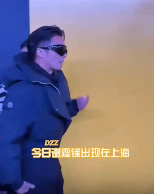 謝霆鋒現身參加活動,打扮帥氣超有型,扮酷還是謝霆鋒,舒淇好美