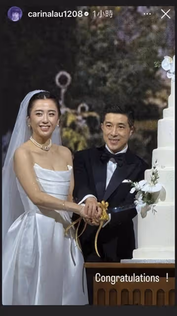 湯鎮業長女湯愛嘉出嫁!劉嘉玲苗僑偉到賀,劉德華「現身」送祝福