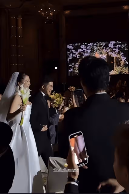 湯鎮業長女湯愛嘉出嫁!劉嘉玲苗僑偉到賀,劉德華「現身」送祝福