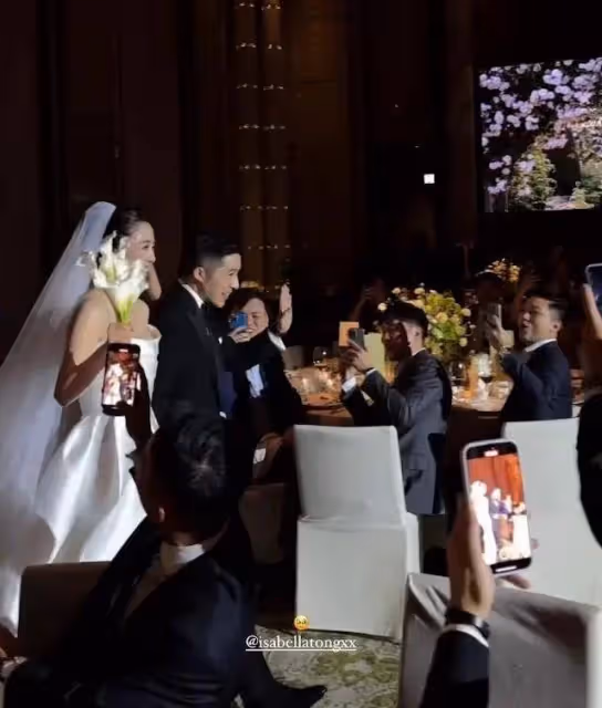知名港星湯鎮業嫁女!女婿長相帥氣似歐巴,多位大牌藝人現身婚宴