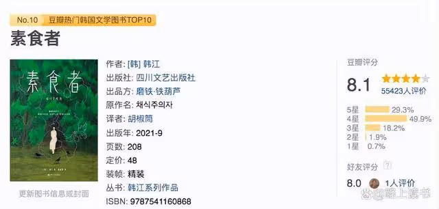 情色還是惡俗,諾獎得主小說《素食者》為何惹爭議?