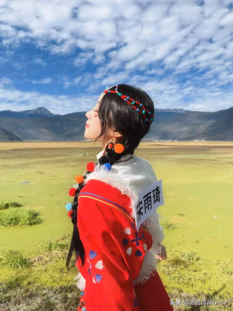 宋雨琦香格里拉錄製,穿藏族服飾又美又仙,網友:型師適配度滿分