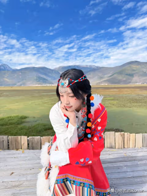 宋雨琦香格里拉錄製,穿藏族服飾又美又仙,網友:型師適配度滿分