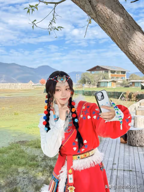 宋雨琦香格里拉錄製,穿藏族服飾又美又仙,網友:型師適配度滿分