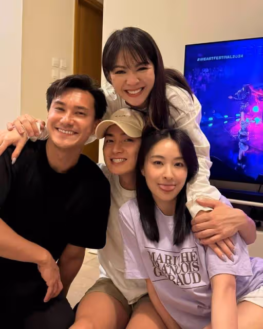 TVB力捧小花獲圈中好友慶生,幾人因戲結緣,壽星女神味十足