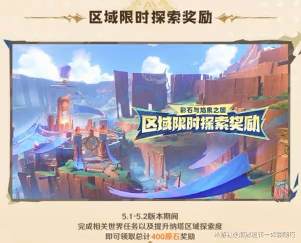 《原神》5.1版本原石獲取統計