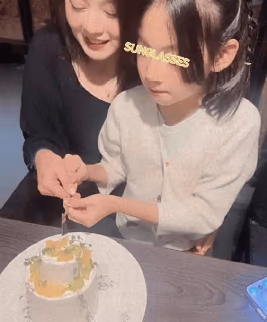 周渝民妻子首曬8歲女兒正面照，為自己慶祝38歲生日
