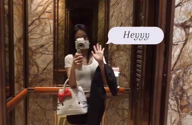 小S和二女兒lily一起拍代言,高出媽媽一個頭,氣質像林志玲