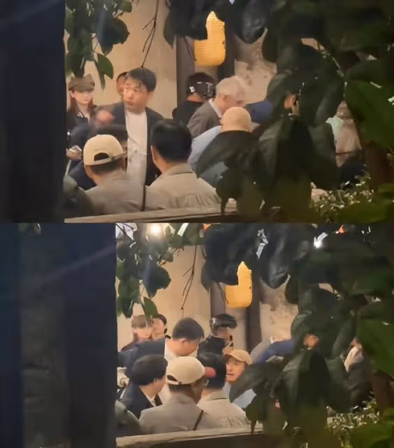 沈騰黃磊相聚戲劇節長桌宴,坐在一起吃席,親密互動破輿論