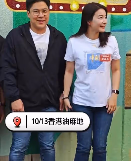 郭晶晶43歲生日,「晶剛」夫妻溫馨互動,夫妻一起燦笑好可愛