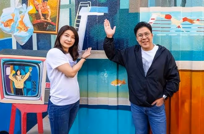 郭晶晶43歲生日,「晶剛」夫妻溫馨互動,夫妻一起燦笑好可愛