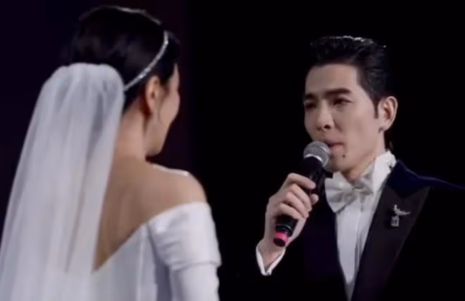 蕭敬騰婚禮現場:深情告白3分鐘,13.33克拉鑽戒別有心意