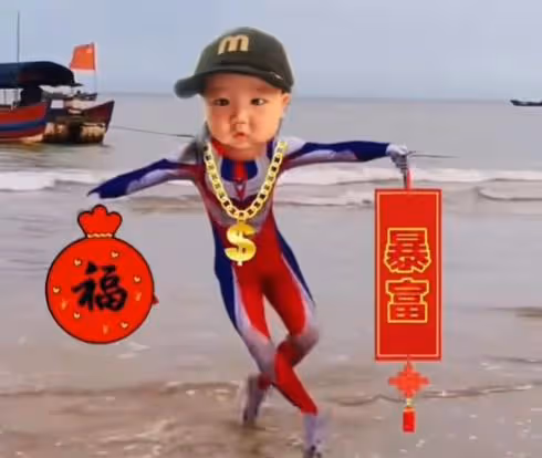 大衣哥孫兒5個月,已坐擁千萬身家,卻遭到同村人的眼紅和嫉妒
