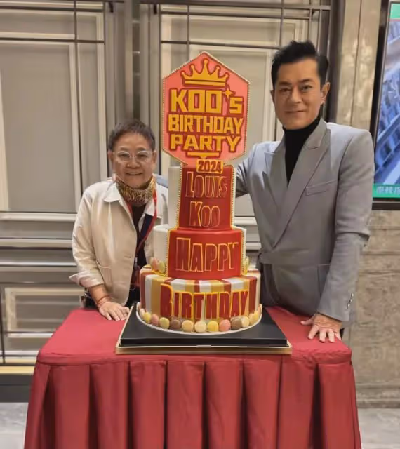 58歲葉子楣參加54歲古天樂生日派對，穿著暴露不符合年齡引發熱議
