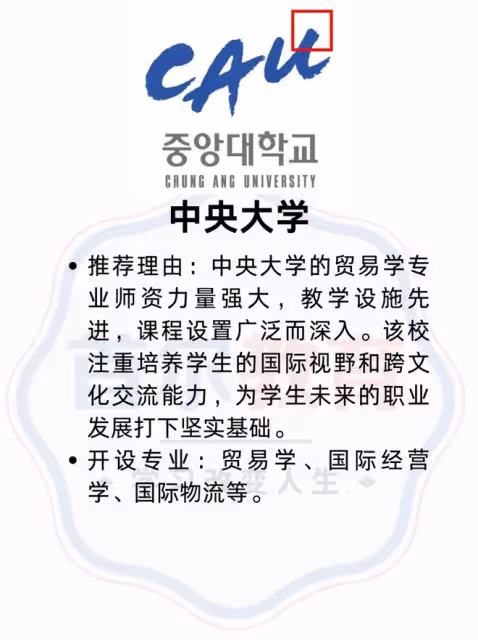 【韓國大學專業分析】專業：貿易學