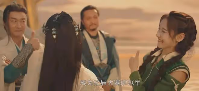 斗羅:真人版寧榮榮曝光,青色紗裙真漂亮,奧斯卡造型神級還原!