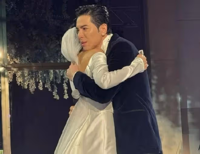 蕭敬騰大婚！與51歲林有慧當眾擁吻，夫妻約定8輩子相愛好感人
