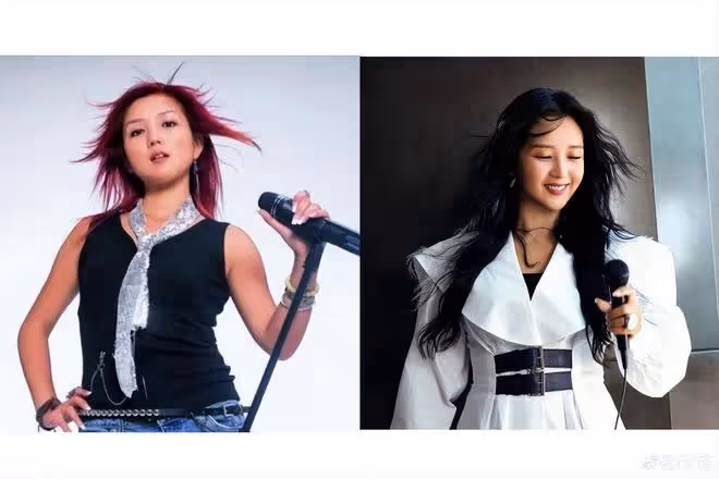 何潔曬19年前後對比照,美貌身材不輸從前,瘦一大圈更養眼了
