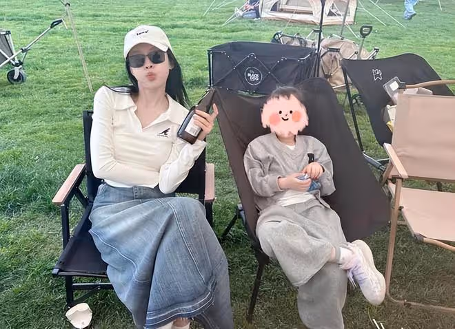 孫怡久違曬女兒近照,7歲大福扎雙辮露側臉,胖嘟嘟超像媽媽