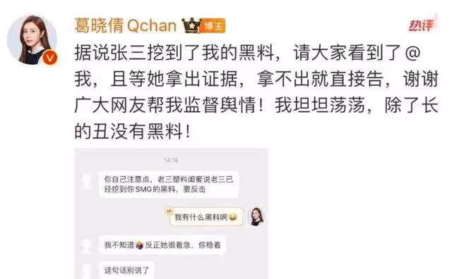 被錘死了!有了徐靜蕾的佐證,葛曉倩發給廣電張雨綺的代孕坐實了
