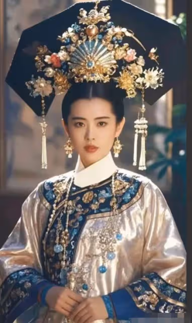 王祖賢罕見清宮照,同款造型跟神仙姐姐劉亦菲比,簡直是人間尤物