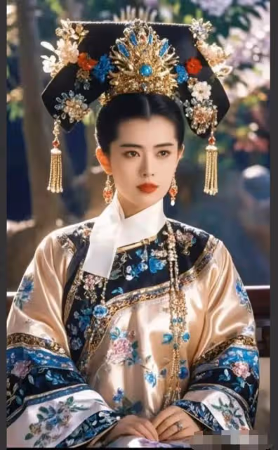 王祖賢罕見清宮照,同款造型跟神仙姐姐劉亦菲比,簡直是人間尤物