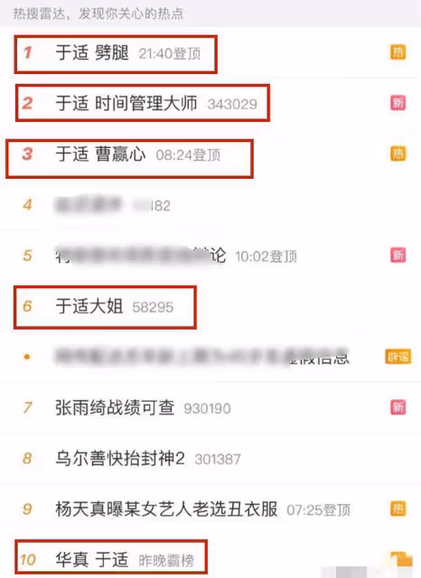 大姐二姐三姐四姐相繼曝光還有男大佬!於適這次逃無可逃了