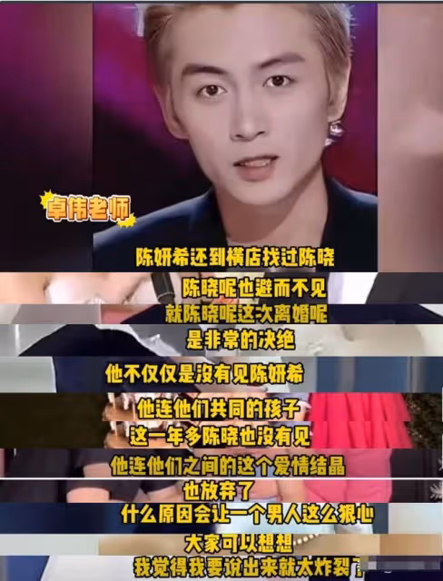 陳妍希7大黑料全盤托出,樁樁件件都在打陳曉的臉